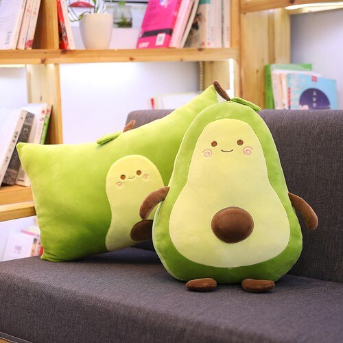 Cuscino in peluche avocado di grandi dimensioni 50 cm il cuscino elegante per le tue stanze spedizione gratuita