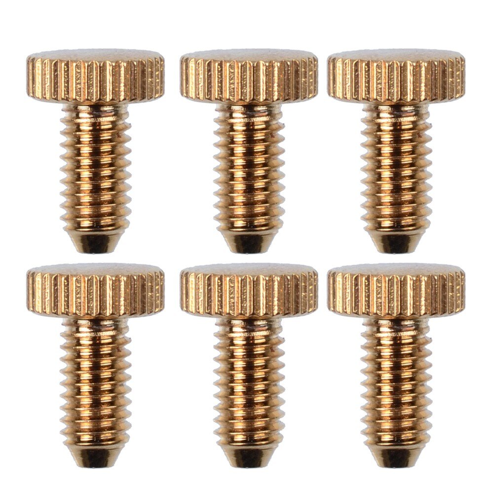 Tornillos de ajuste fino para puente de trémolo de guitarra eléctrica, tuerca de bloqueo de guitarra de 5mm, accesorios de pernos, 6 piezas