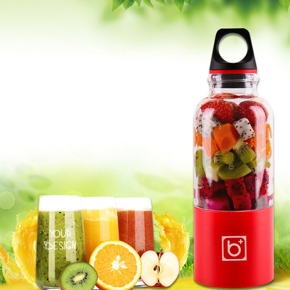 Portable Electric Fruit Juicer Blender Mini Smoothie Milkshake Maker Vegetable Squeezer Usb Fresh Juice Stirring Mixer Extractor