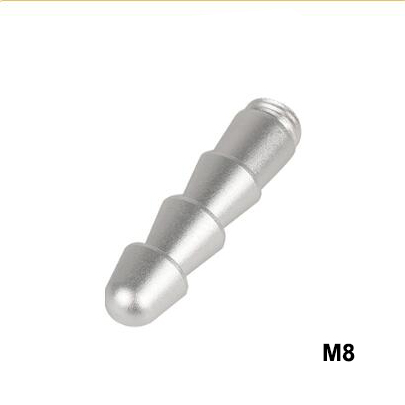 Telescopic Linear Actuator Attachment Metal Adapter Vac-u-Lock Attachments Quick Plug Turn 3XLR Connector Head Metal: black