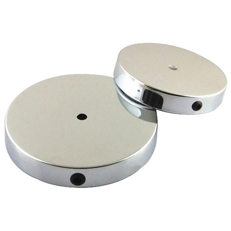 120mm ~300mm table floor lamp metal base with 10mm central hole and side hole fold edge inward 5mm for table lamp/floor lamp use