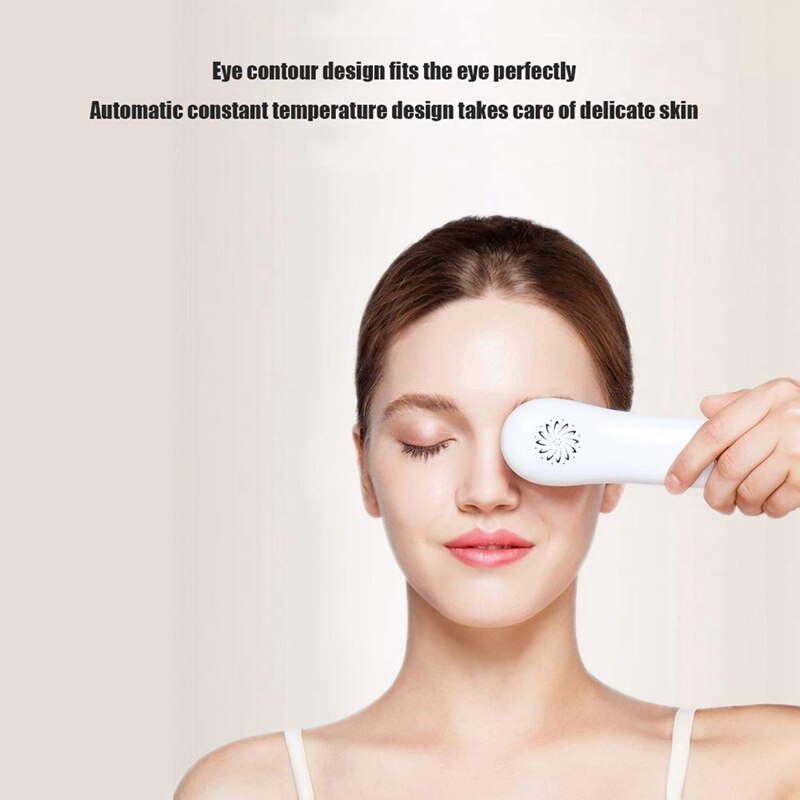 and Cold Beauty Eye Instrument, Ice Compress Vibration Removal Dark Circles Electric Beauty Eye Care Instrument