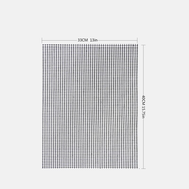High Security Grid Shape BBQ Mat Heat Resistance Reusable Grill Mesh For Outdoor Activities BBQ Non-stick Barbecue Grilling Mats