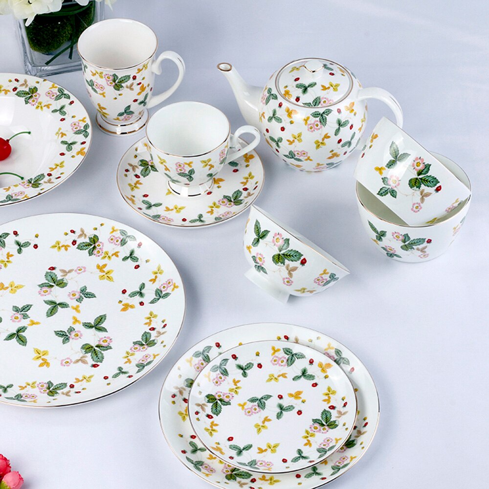 Bone China Coffee Cup Sets Colorful Butterfly Ceramic Tea Cups And Saucers British Office Teacup Porcelain Nice