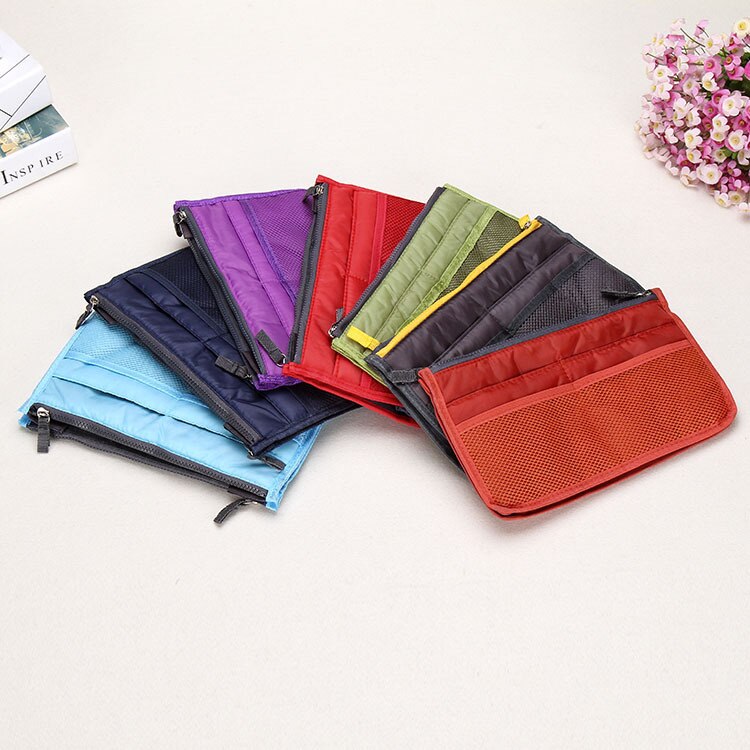 Bolsa de maquillaje multifunción, neceser pequeño para cosméticos, organizador de viaje, bolsa de almacenamiento para artículos de tocador, kit de aseo CC001