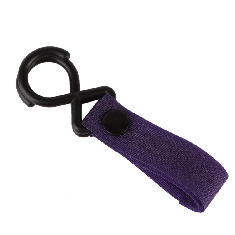 Carrinho de bebê ganchos alça gancho gancho gancho gancho ganchos acessórios de transporte sacos de carrinho de bebê pendurado gancho para carrinho de bebê: deep purple