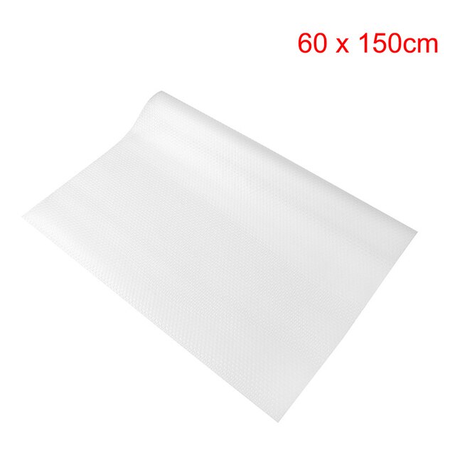 Non Slip Waterproof Drawer Mat Shelf Cover Liners Cabinet Mat oil-proof Liners Closet Placemat Table Pad Paper: Transparent  60  150