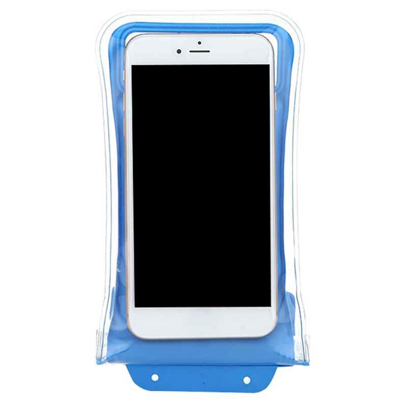 Waterproof Summer Cell Phone Swim Bags Swimming Case For Cell phone Sealed Pack Underwater Cell Phone Pouch Dry Bag: Blue Color