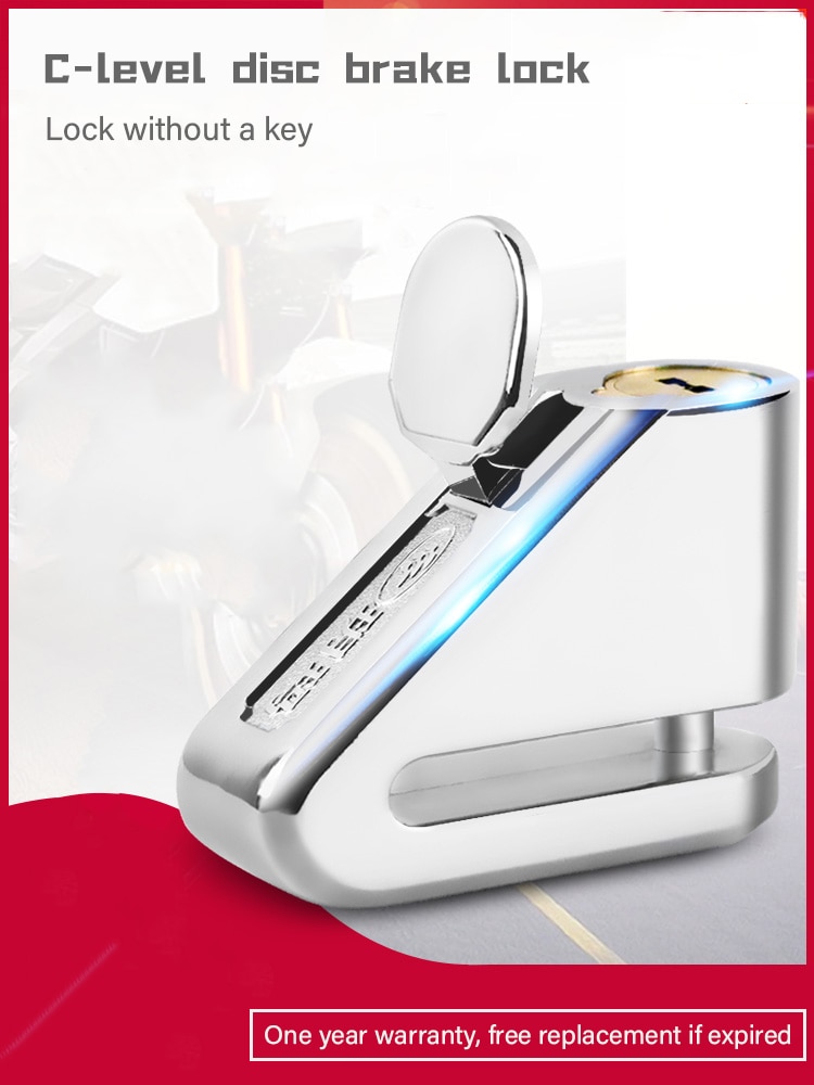 GH Anti theft Disk Disc Brake Rotor Lock For Scooter Bike Bicycle Motorcycle SafetyLock For Scooter Motorcycle Bicycle Safety