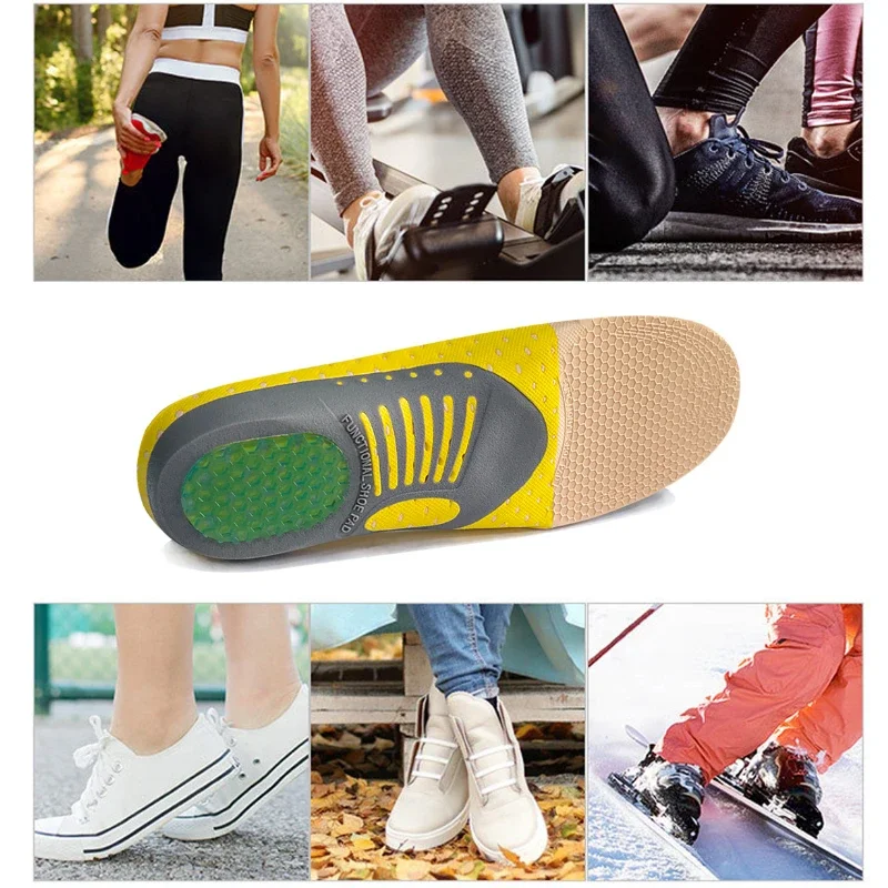 Premium Orthopedische Gel Inlegzolen Orthopedische Platte Voet Gezondheid Zool Pad Voor Schoenen Insert Steunzool Pad Voor Fasciitis Plantaris Unisex