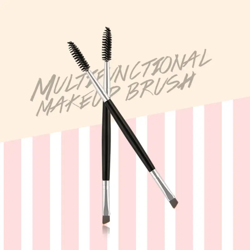 Cepillo de pestañas de doble cabeza, peine para cejas, cepillo para cejas, cepillos de maquillaje profesionales para cejas, herramientas de maquillaje para extensión de pestañas