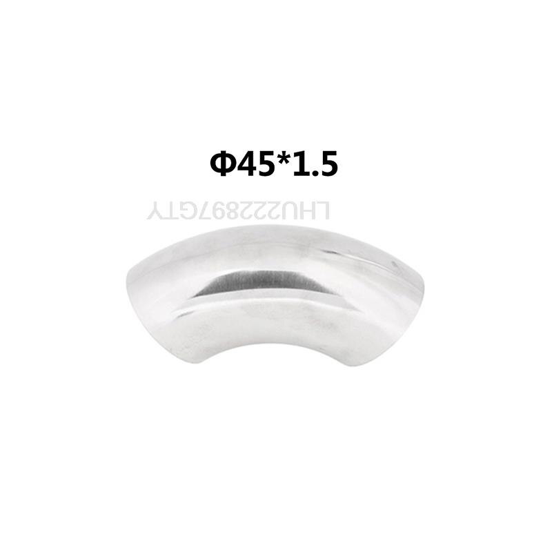 1PC Automobile Exhaust Pipe Muffler Turns into Stainless steel Elbow 90 Degree: -N4