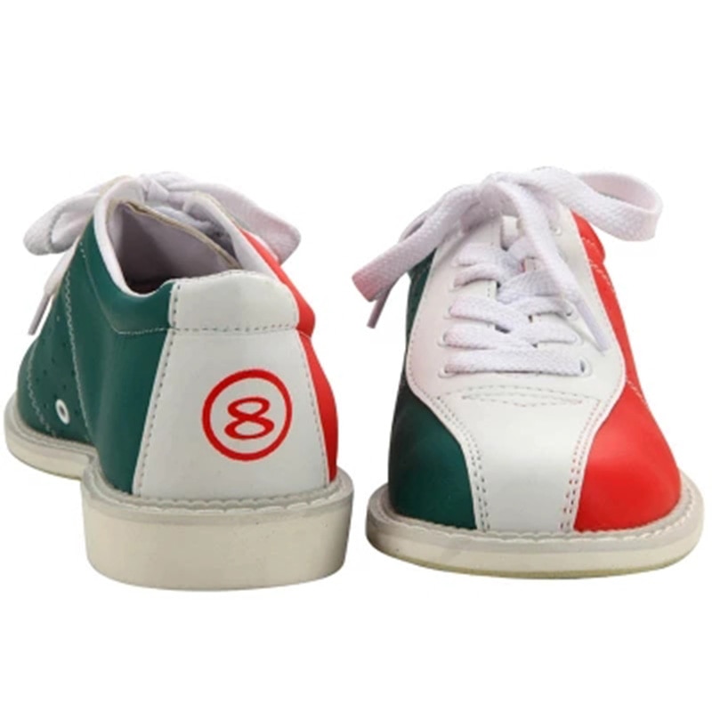 Zapatos de bolos de cuero para hombre y mujer, calzado deportivo de Fitness, suministros de bolos, zapatillas de deporte, zapatos de entretenimiento