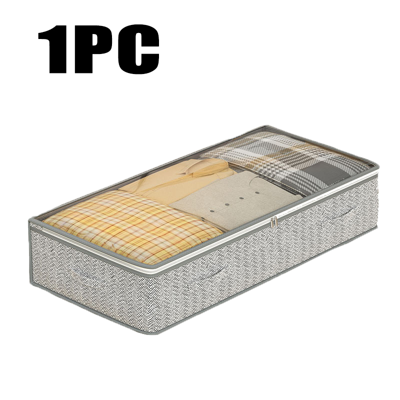 Non Woven Cotton Quilt Storage Bag Large Capacity Clothing Cotton Quilt Mobile Luggage Moisture Proof And Dustproof Portable Bag: light yellow