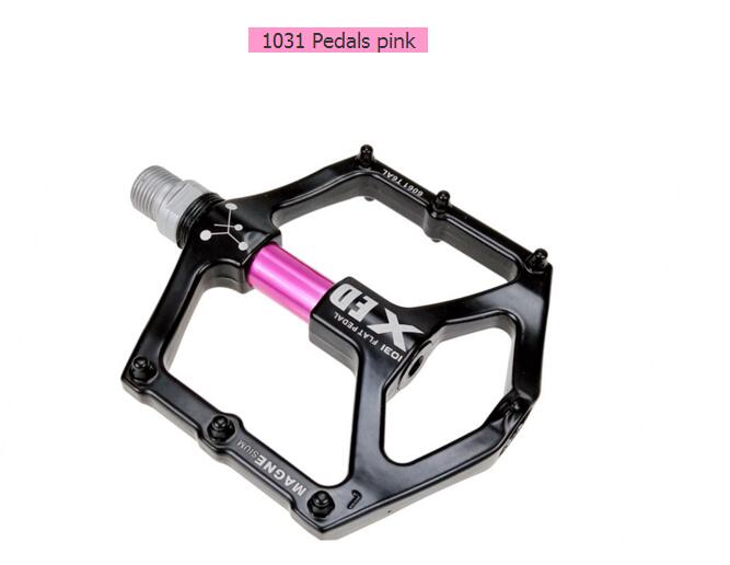 7 Kleuren Mountainbike Fiets Pedaal MTB Racefiets Ultralight Pedalen Aluminium As Fietsen Lager BMX Pedaal: pink