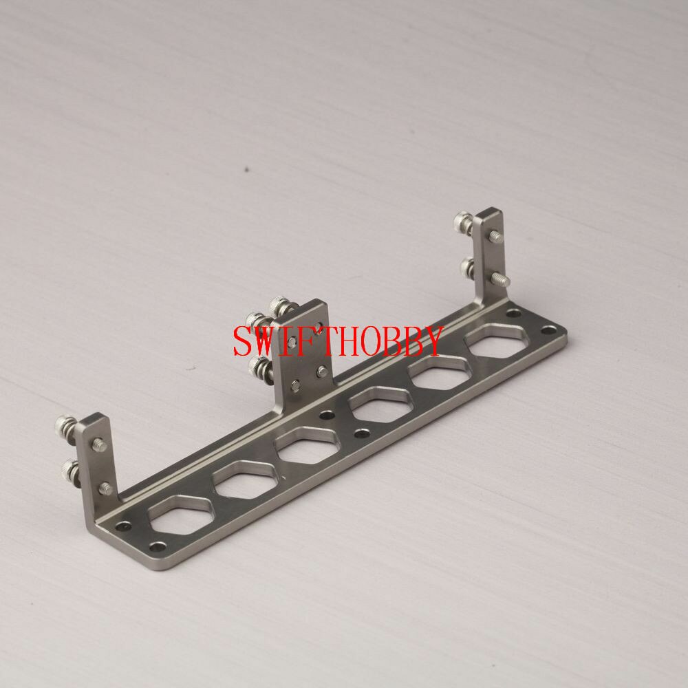 Aluminio doble S3003 Servo montaje para Servo Futaba S3003 para barco RC