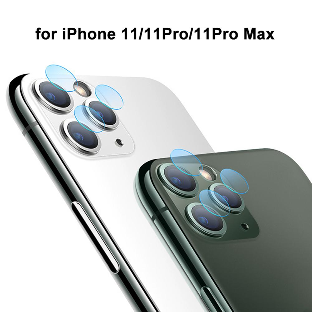 Herdet glass støvtett bak kamera linse beskyttelsesfilm for iphone 11 pro max