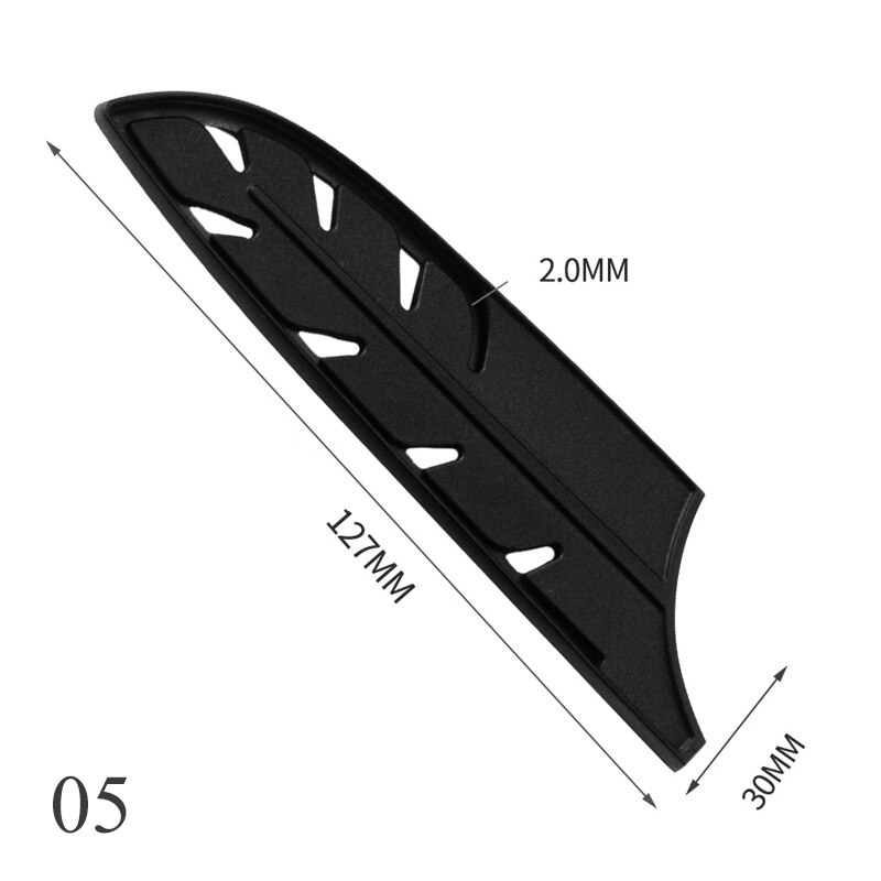 1Pcs Black Plastic Knife Covers Chef'S Knife Sheath Edge Guards Case Protector Kitchen Knives Cutlery Tools Cooking Accessories: 5