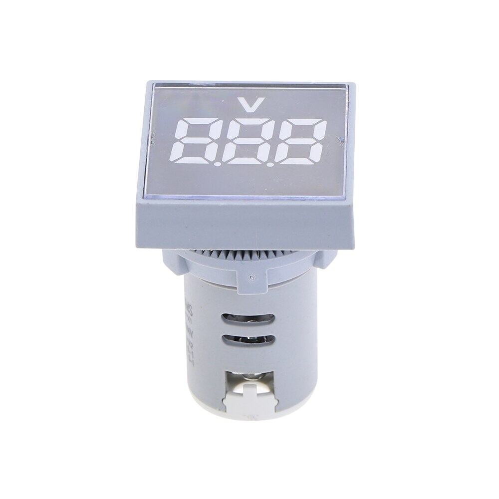 1 Pz Fai Da Te Voltmetro Digitale 22mm Rotondo AC 60-500 V Volt