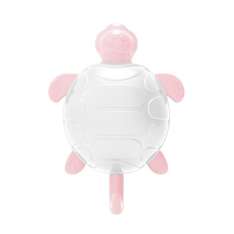 1Pc Schildpad Adhesive Haken Muur Multifunctionele Haak Sterke Zelfklevende Deur Muur Hangers Keuken Magic Hoom Accessoires: pink