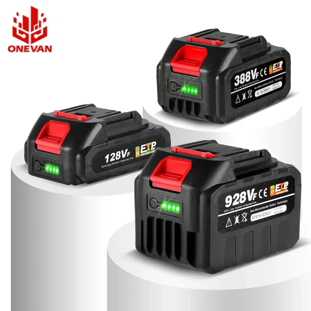 Batteria ricaricabile 388VF 22500mah 15000mah Batteria agli ioni di litio 128VF 928VF Batteria agli ioni di litio per utensile elettrico Makita