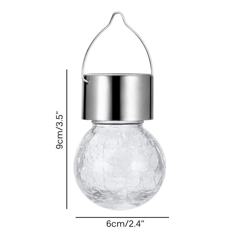 LED Solar Light Outdoor Waterproof Ball Style Solar Powered Roadside Light House Garden Decoration Emergency Solar Light