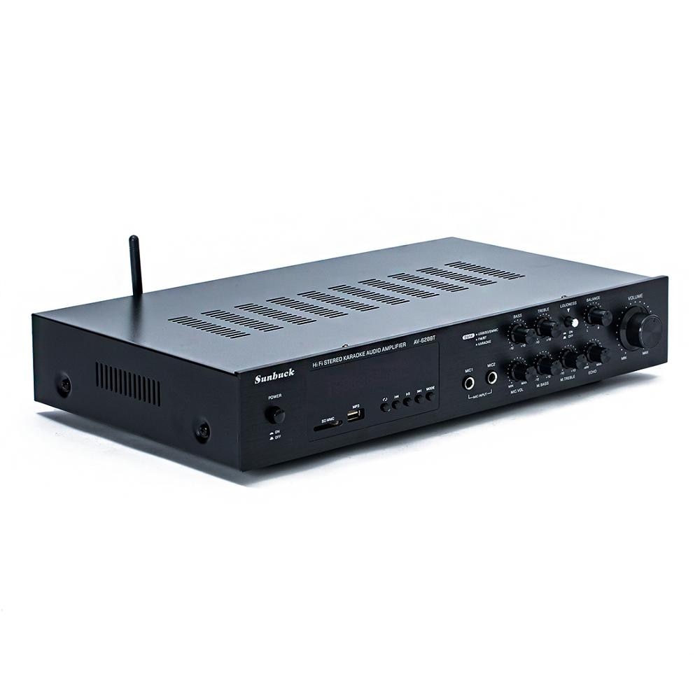 220V 5.1 channel 400W high power SD USB FM Bluetooth remote control power amplifier home AV amplifier