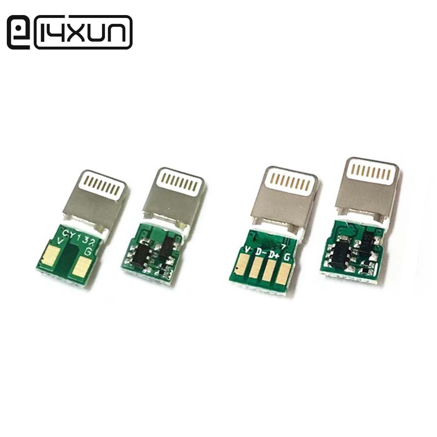 4 st 8 -polig hankontakt usb-kontakt 8p självreparerande svetsadapter adapter för iphone 8 9 10 6 plus xr