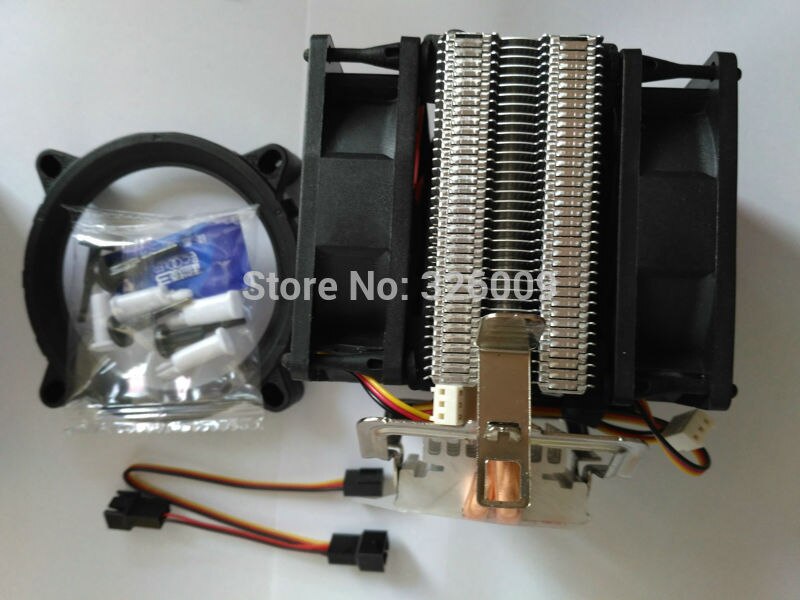 Dual-fan 2 heatpipe CPU Cooler cooling for Intel LGA1151 775 1150 1155 radiator for AMD CPU fan PcCooler S80Ex