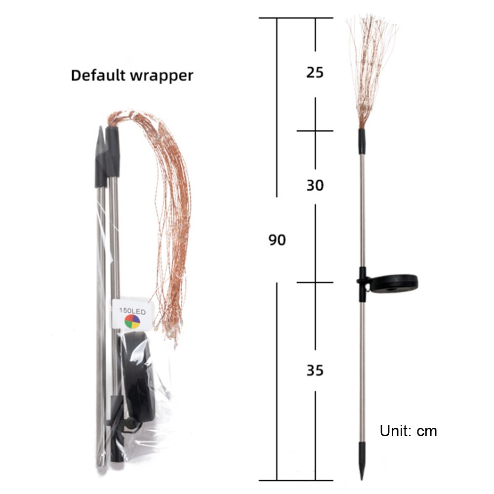 Christmas Year's Day Celebration Outdoor Solar Charging Waterproof Sky Star Colorful Lights Lawn Smart Smoke Lanterns