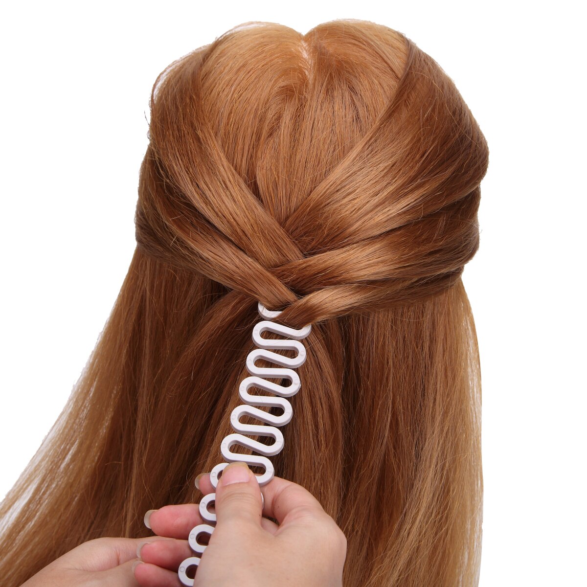 Herramienta de trenzado de pelo en 3 colores, rodillo trenzado de hueso de pescado, moño para peinado, tejido, banda de rodillos, accesorios para el hogar