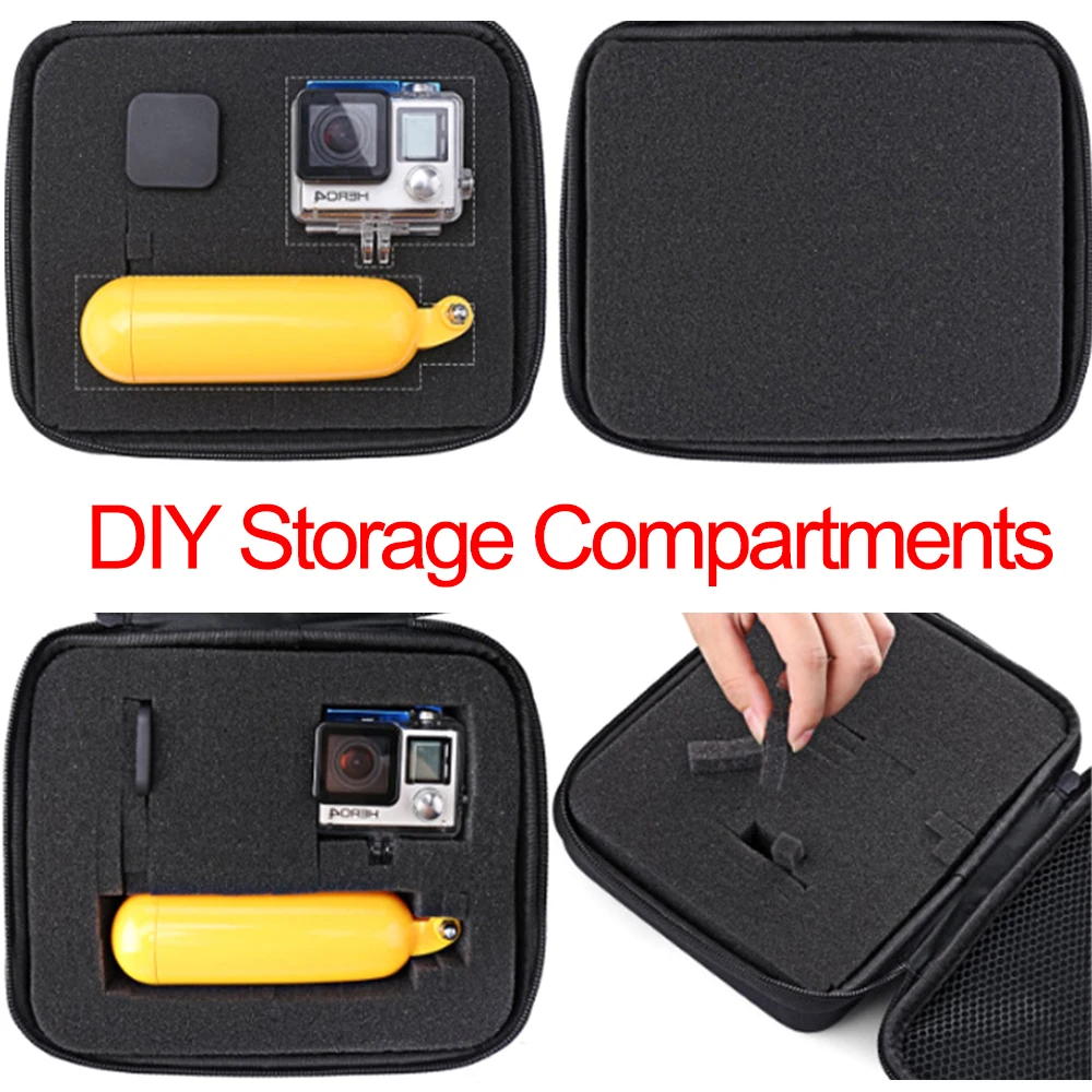 Foam Storage Bag Camera Lens Shockproof Box Travel Tool Box Outdoor EVA Zipper Fishing Case Electric Tools Accessories