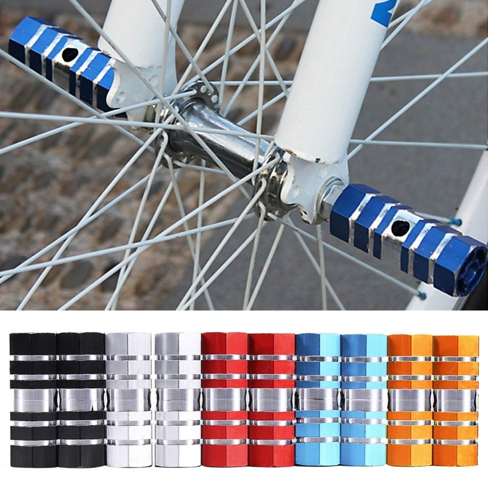 Pedales para bicicleta de montaña, 1 par, cilindro de ángulo sexi de 3/8 ", piezas para bicicleta de montaña de aleación de aluminio, reposapiés BMX, #281094