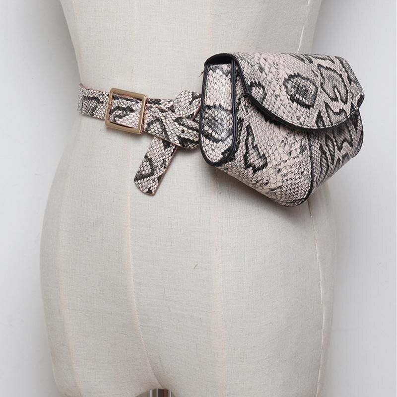 Wklęsły kształt mała torba kwadratowa torba diamentowa żeńnarty wzór wężowy brzoskwiniowy serce talia saszetka robić paska silnik wibracyjny robić telefonu torebka