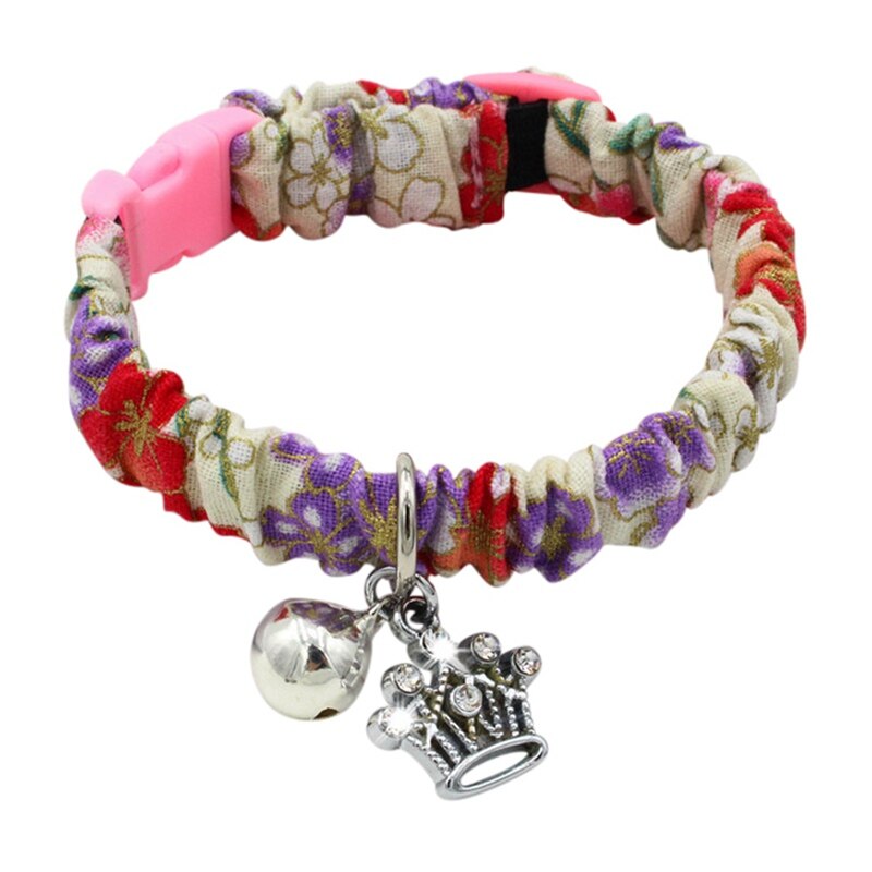 Cat Collar Adjustable Collars with Bell for Cats Handmade Bells Collars Kitten Necktie Necklace Pet Cat Accessories Products: P