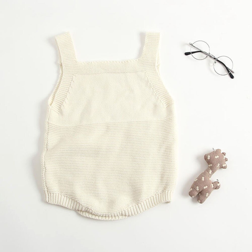 Winter Baby Bodysuits Sling Rainbow Pattern Straps Outfit Unisex Button Closure Cute Sweet Jumpsuit Baby Boy Baby Girl Clothes