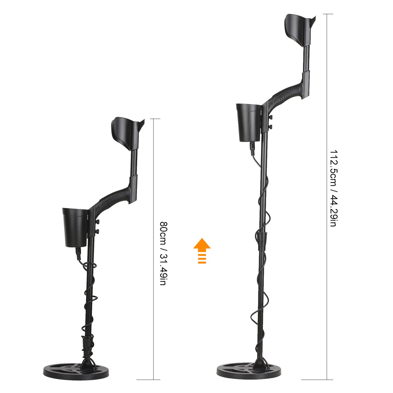 KKmoon GT-620G Metal Detector Pinpointer Gold Detector Underground Metal Finder Treasure Hunting Equipment Metal Detecting Tool