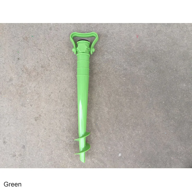 Solstrand fiskestativ regnutstyr hageterrasse parasoll bakkeanker pigg paraply strekkstativholder 1 stk: Grønn