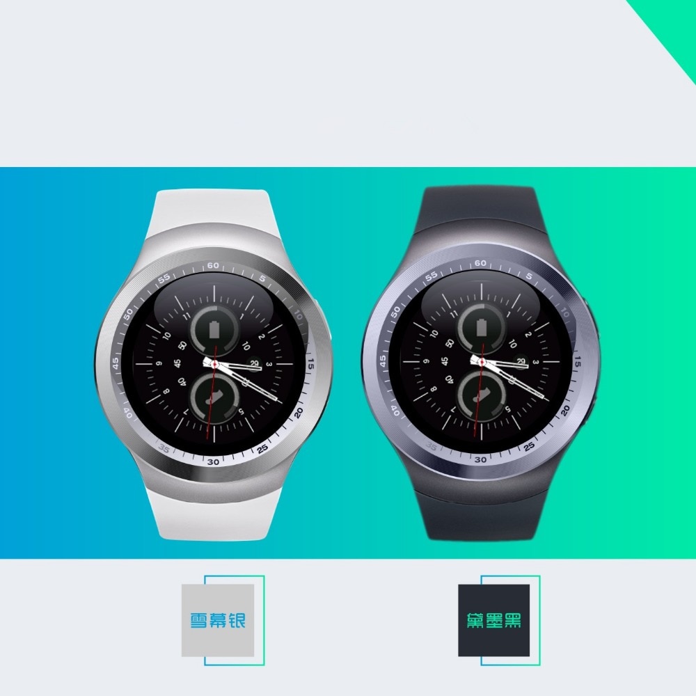 Y1 smartwatch bluetooth smart watch gsm sim support 2g opkald bluetooth opkald til apple iphone xiaomi android telefoner pk  dz09 kw18 s