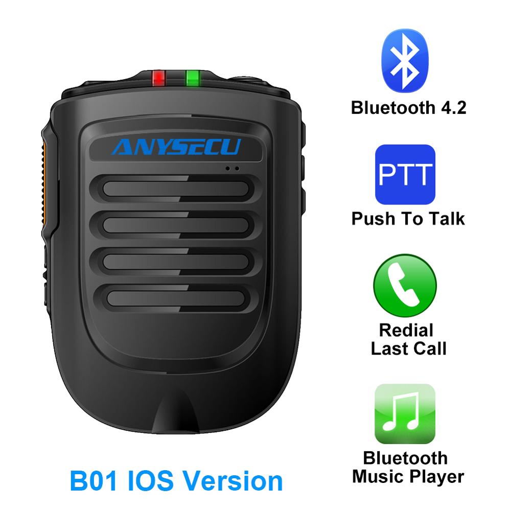 Bluetooth Microfoon B02 Handheld Draadloze Microfoon Voor 3G 4G Newwork Ip Radio Met Realptt Zello Ios Mobiele Telefoon