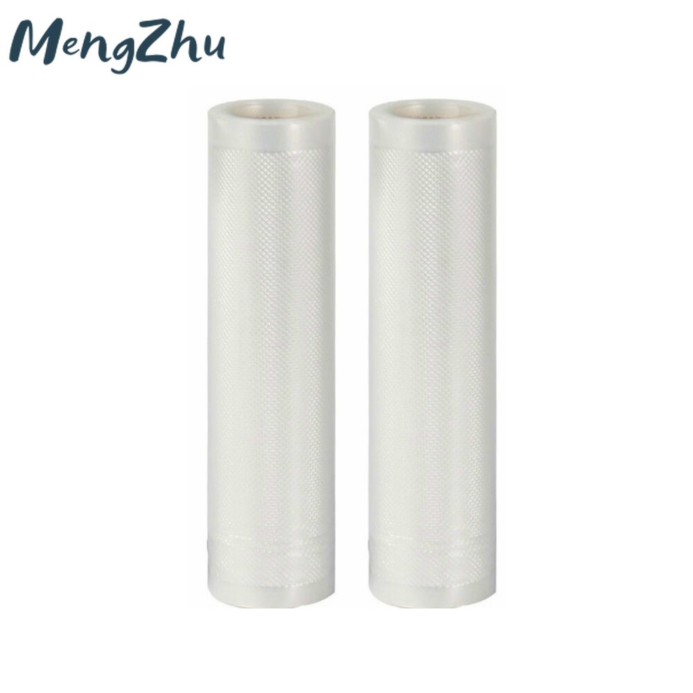 2 Rolls/set Bpa Free Freezer Seal Pack Texture Storage Nylon Packaging Embossed Sealer Plastic Food Vacuum Pouch Bag Roll