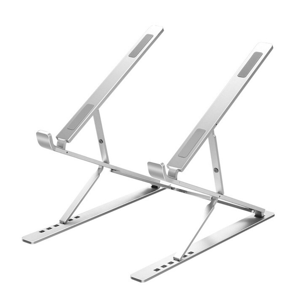N8 faltbare laptop-pc-ständer aus aluminiumlegierung, höhenverstellbar, tragbar, für notebooks und tablets bis 12.6-17.3 zoll: Default Title