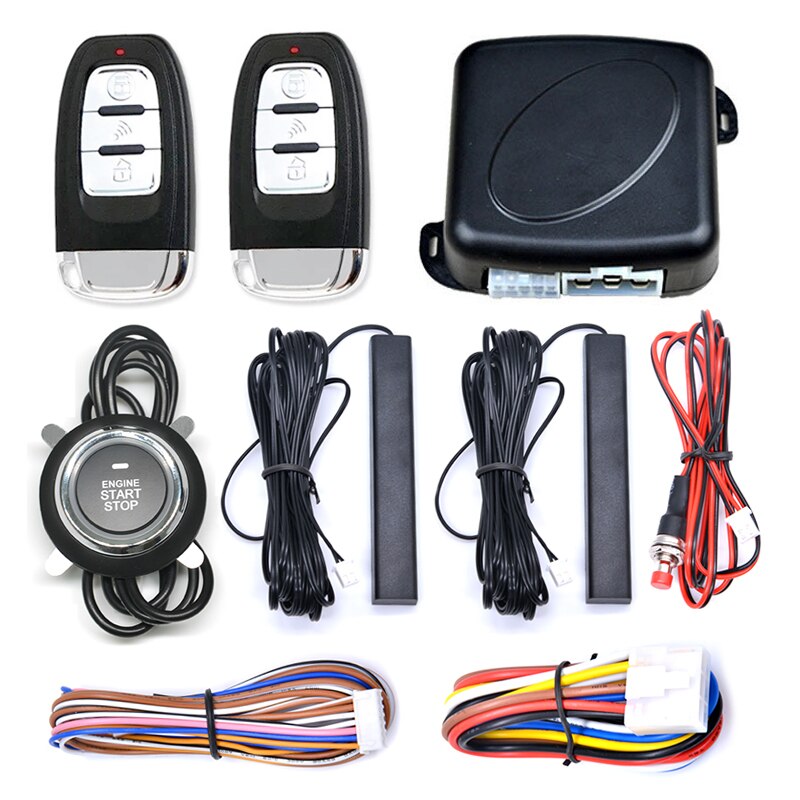 Système de démarrage et arrêt du moteur à distance, démarrage automatique, démarrage automatique, verrouillage Central intelligent, bouton unique, système d&#39;entrée sans clé, alarme de voiture: GYC6-B