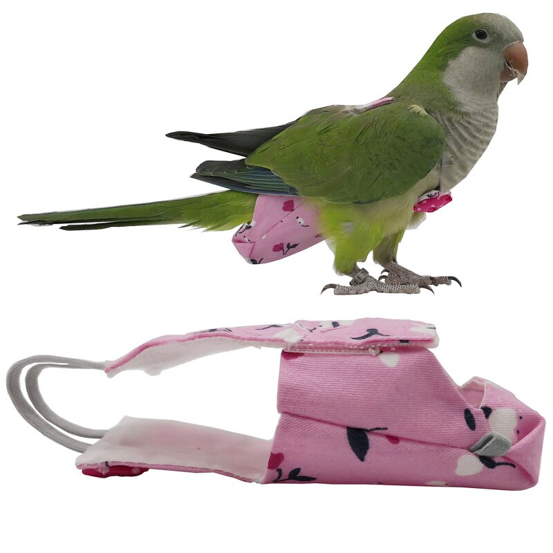 Pañal para pájaros y loros, traje de vuelo, ropa para pañales, periquito, Paloma, de tamaño mediano, para mascotas