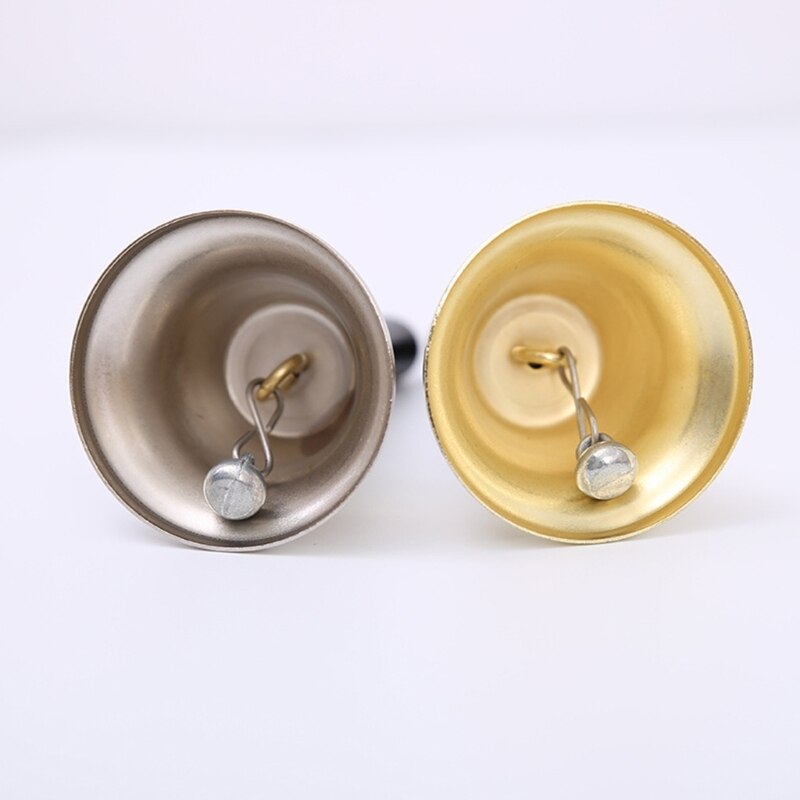 2pcs Christmas Hand Bell Noble Reception Dinner Party Jingle Bells Decorations