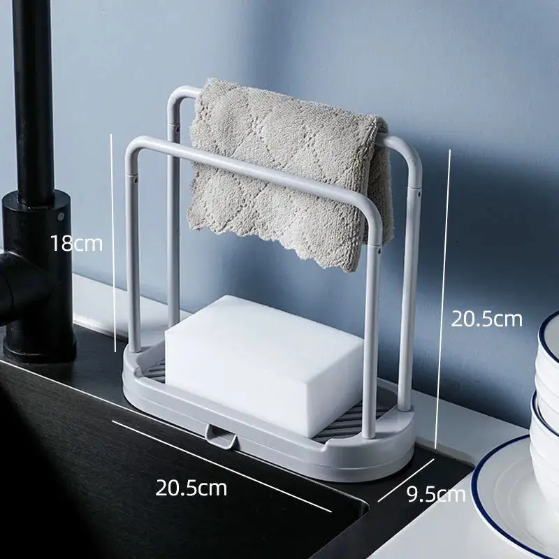 1/2/3PCS Keuken Vod Afvoer Stand Keuken Accessoires Gootsteen Drainage Plank Gootsteen Afvoer Opslag mand voor Spons Rag Draad Bal