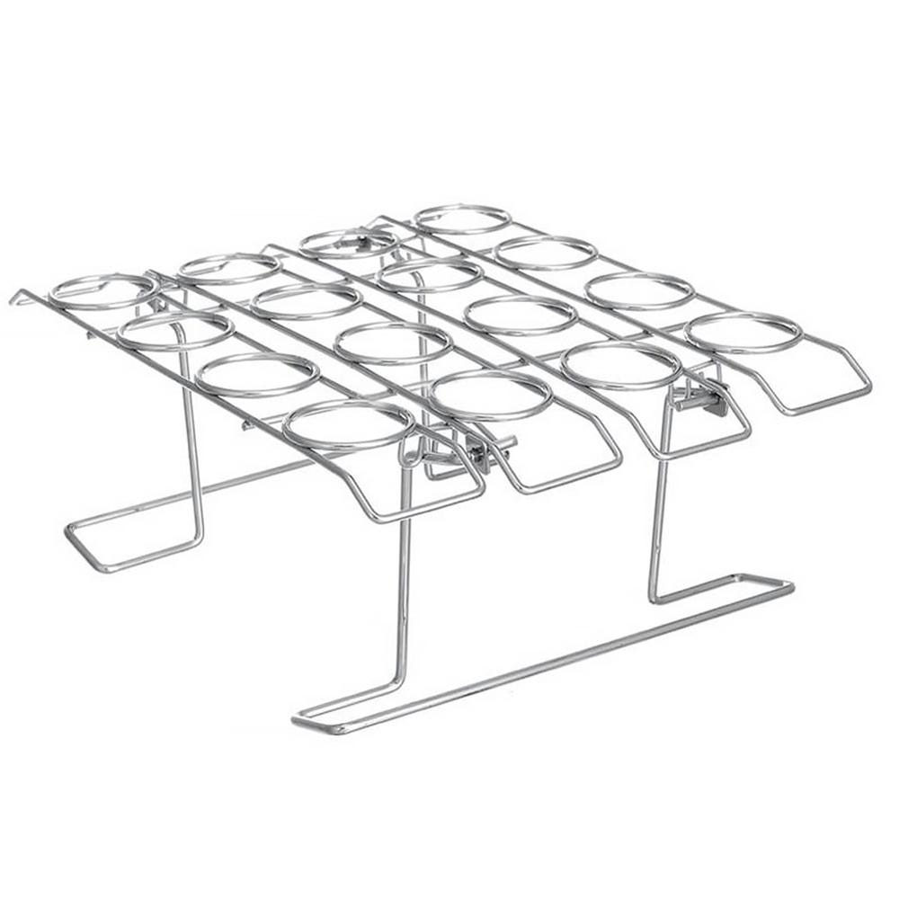 Stainless Steel Ice Cream Cone Display Rack Stand Diy Cone Holders Baking Cake Cone Cupcake Cooling Tray Holder Baking Rack 40P