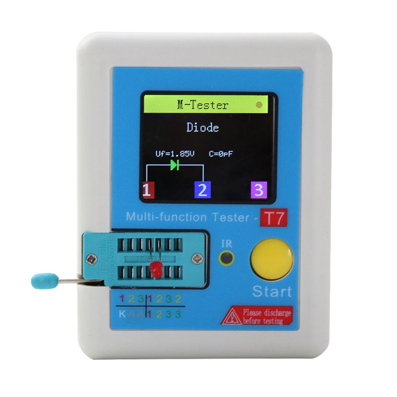 LCR-T7 nowy próbnik próbnik elektroniczny trioda dioda TFT miernik pojemności wskaźnika pokrycia wypływów netto miernik parametru ESR