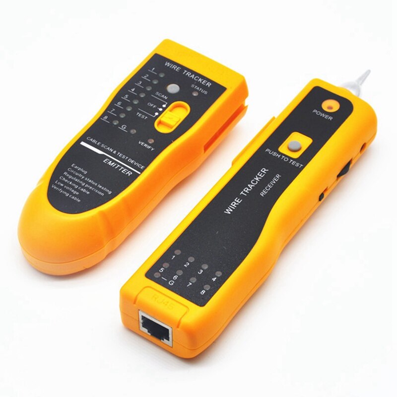 Ethernet Tester, Wire Tester, Wire Tracer, Network Cable Tester RJ11 RJ45 CAT5LAN Wire Tracer Portable Line Finder