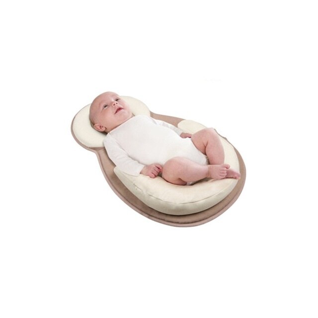 Baby Kussen Pasgeboren Stereotype Kussen Positionering Latex Kussen Kussen Prevent Flathead Baby Verpleging Kussen Voor Baby 'S Slapen: Beige178